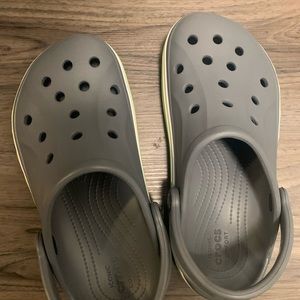 Grey Crocs Men5, Women7